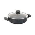 Ornella Aluminum Low Casserola 24X6.5Cm - Granite - A1843