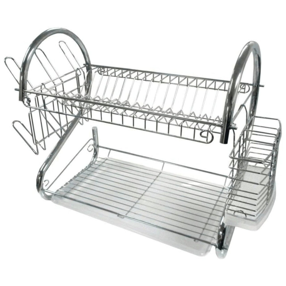 Better Chef 16" Chrome Plated Dish Rack - S-Shape - Chrome - DR-16