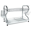 Better Chef 22" Chrome Plated Dish Rack - R-Shape - Chrome - DR-224