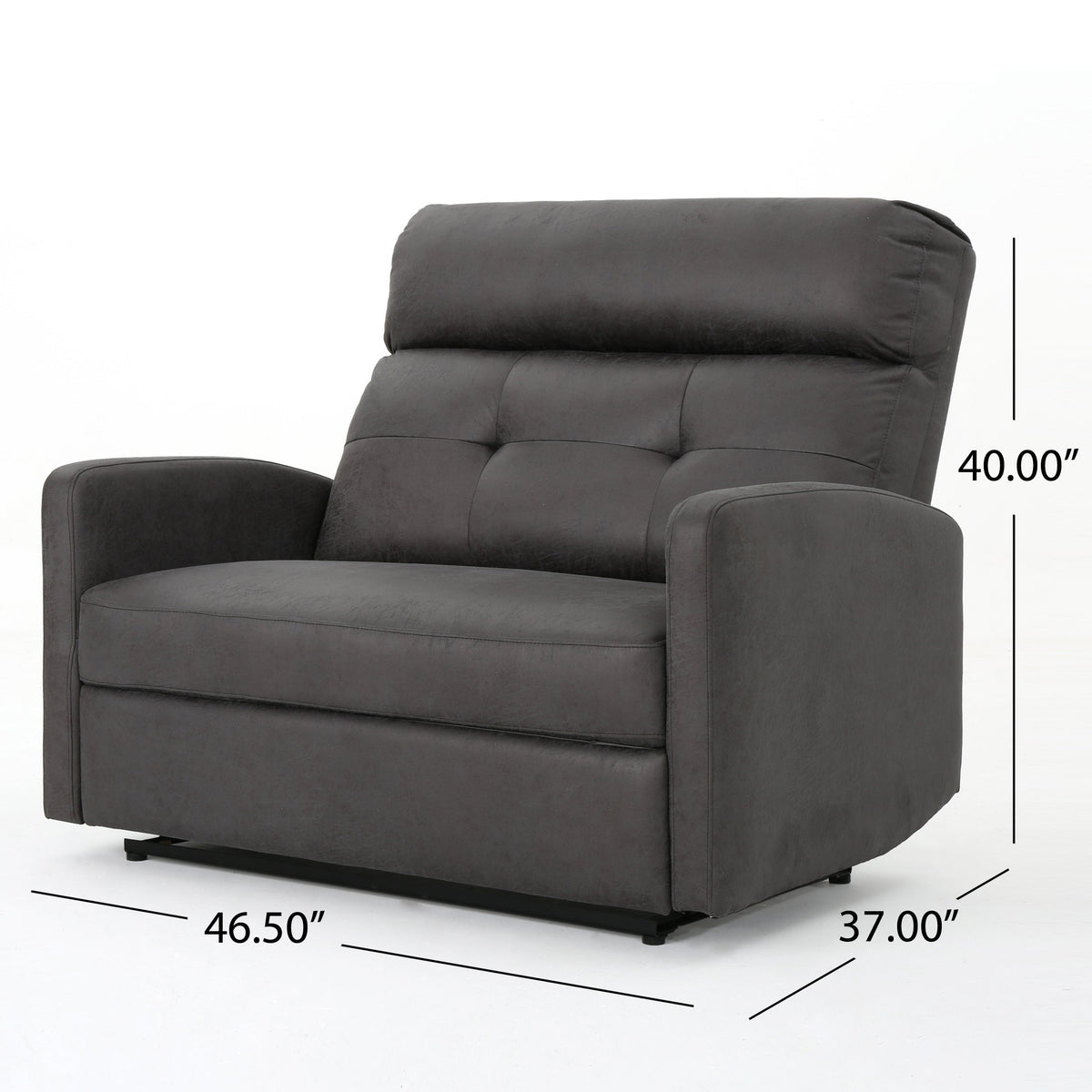 Reclining Loveseat - Leather Double Recliner Sofa