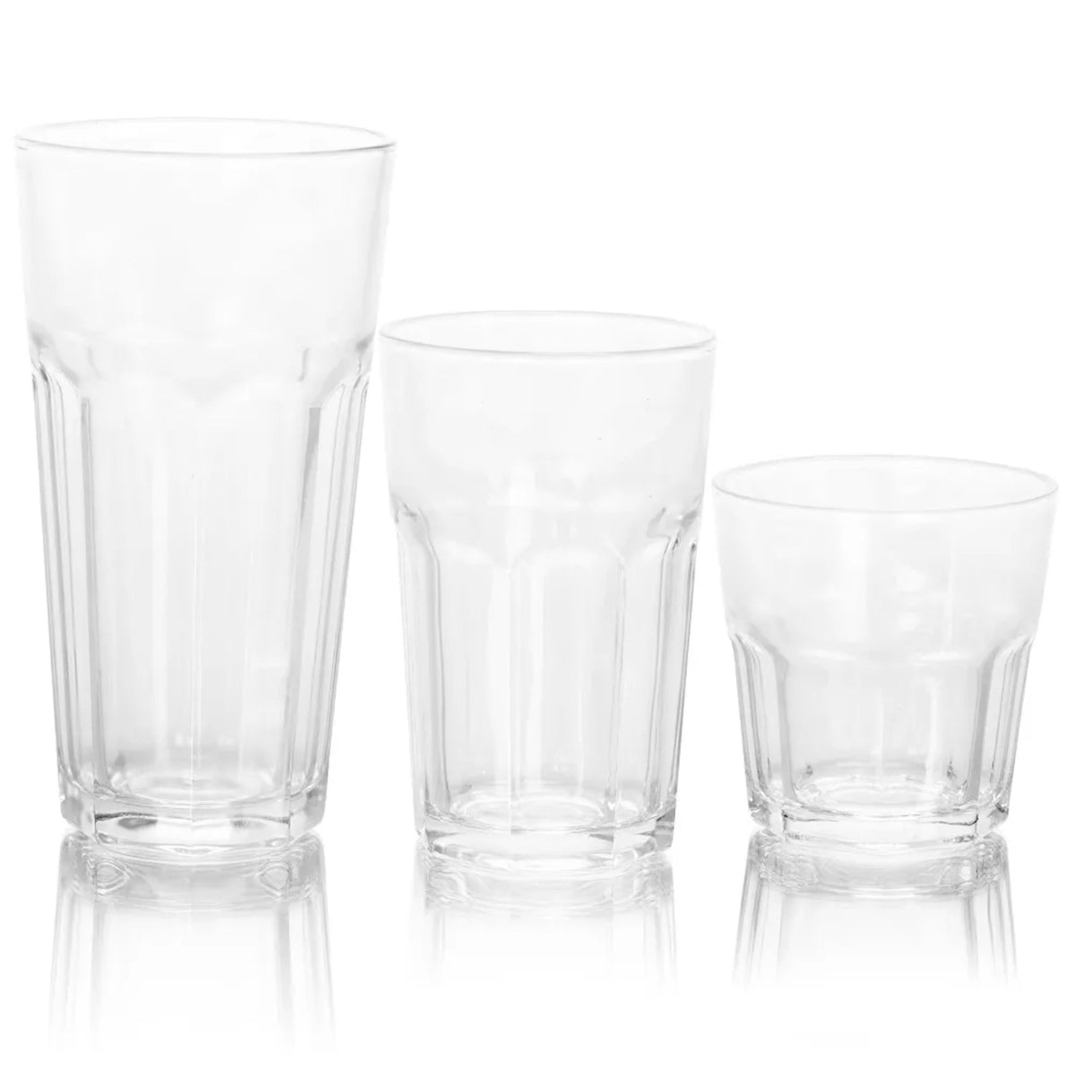 Better Chef 18-Piece Glassware Set - Clear - GL-18