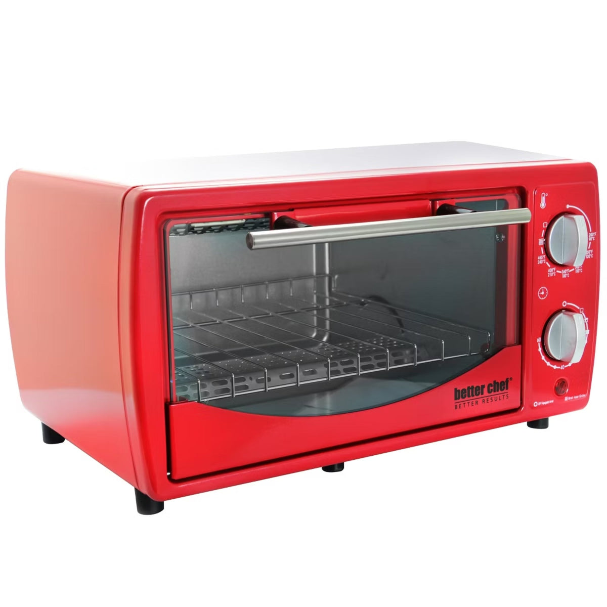 Better Chef Toaster Oven Broiler - Red - IM-257R