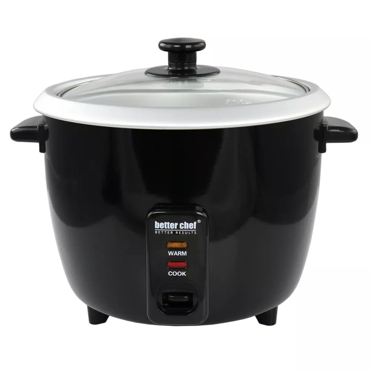 Better Chef 8-Cup (16-Cups Cooked) Automatic Rice Cooker - Black - IM-402B