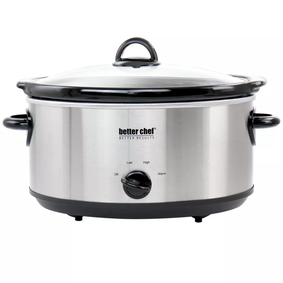 Better Chef 6-Quart Slow Cooker With Removable Stoneware Crock - Oval - IM-469S