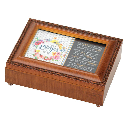 Prayer Keepsake Music Box with Photo Frame