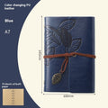 Creative Notebook Stationery One Leaf Zhiqiu Travel Diary Book Loose Leaf Vintage Leaves One Piece