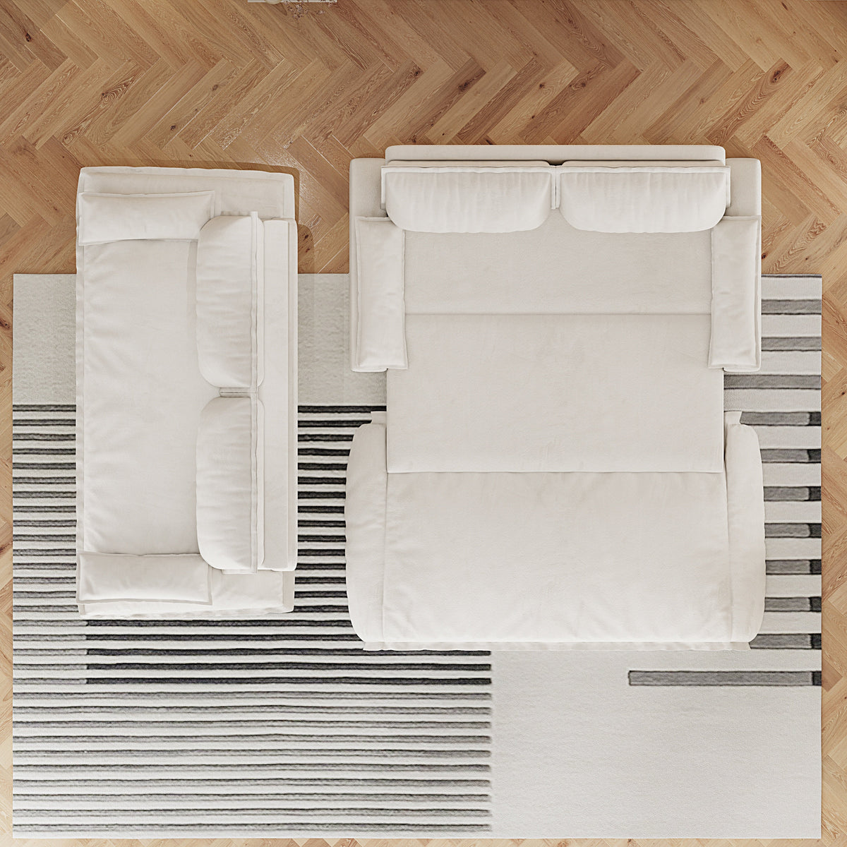 3-in-1 Convertible Sleeper Sofa Bed