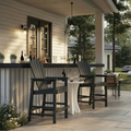 HDPE Bar Height Adirondack Chair with Cup Holder
