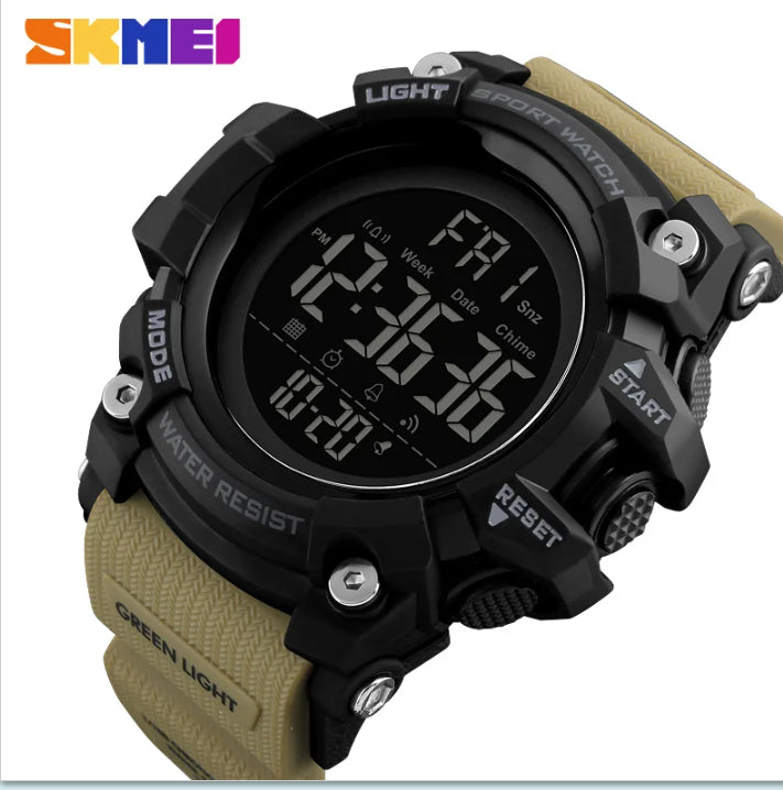 Fashion Large Dial Watch For Male Students Trendy Waterproof