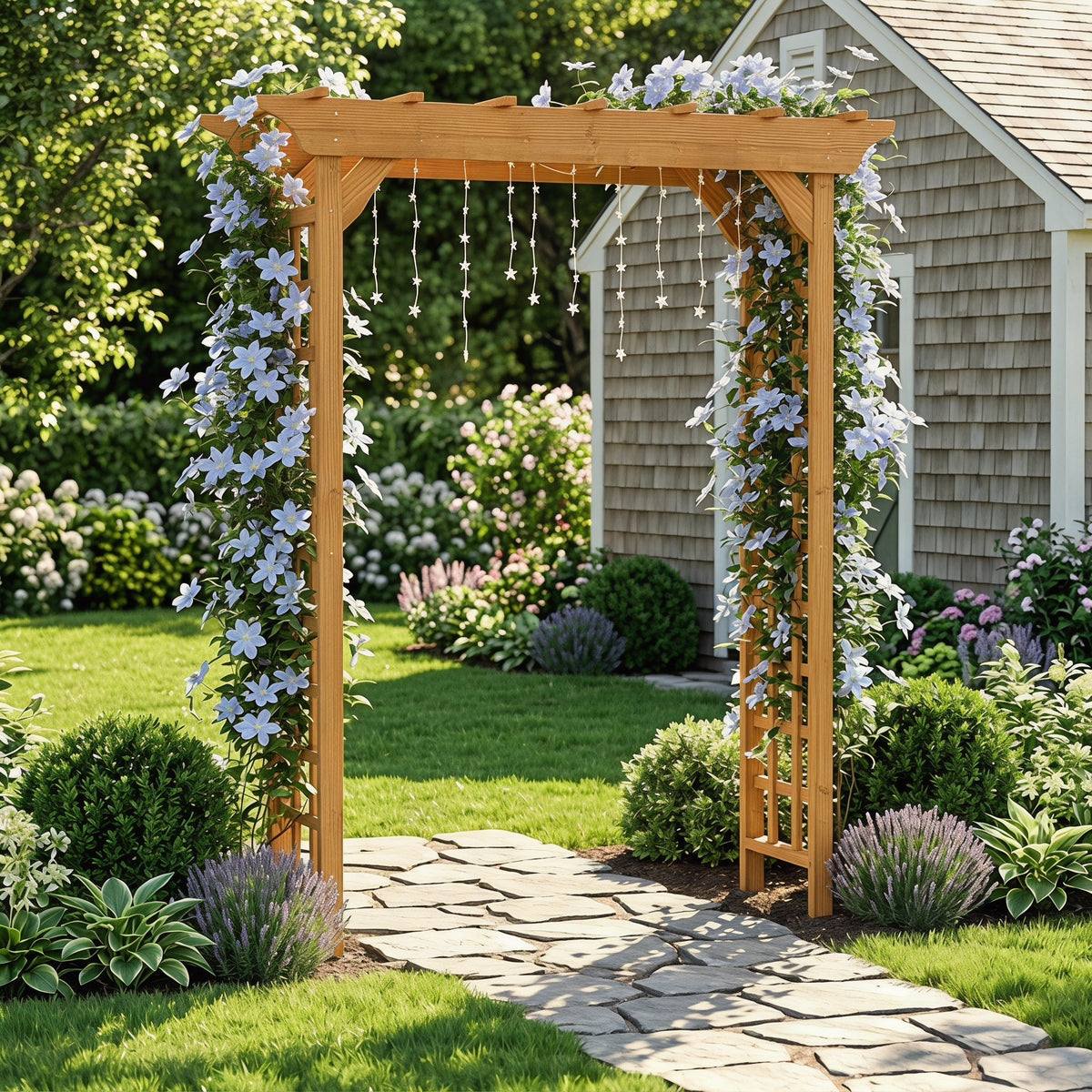 Wooden Arbor for Wedding and Garden Use