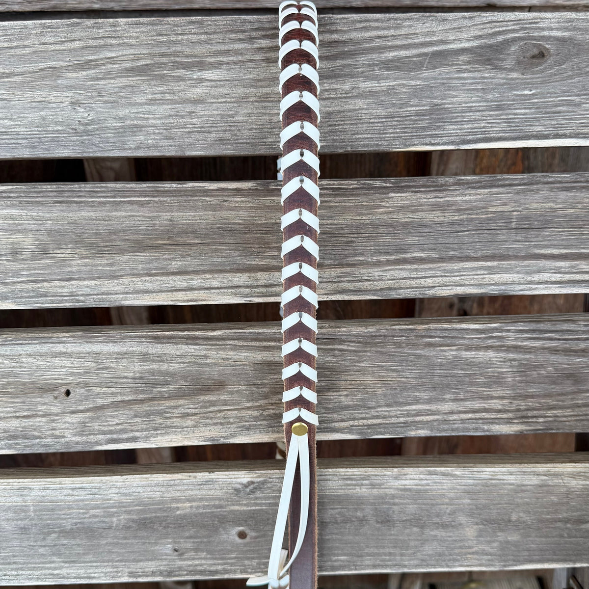 Leather Laced Barrel Reins