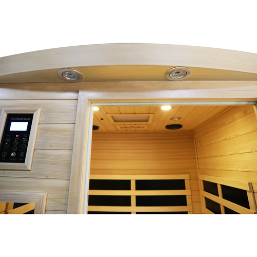 Two-Person Hemlock Far-Infrared Heating Sauna