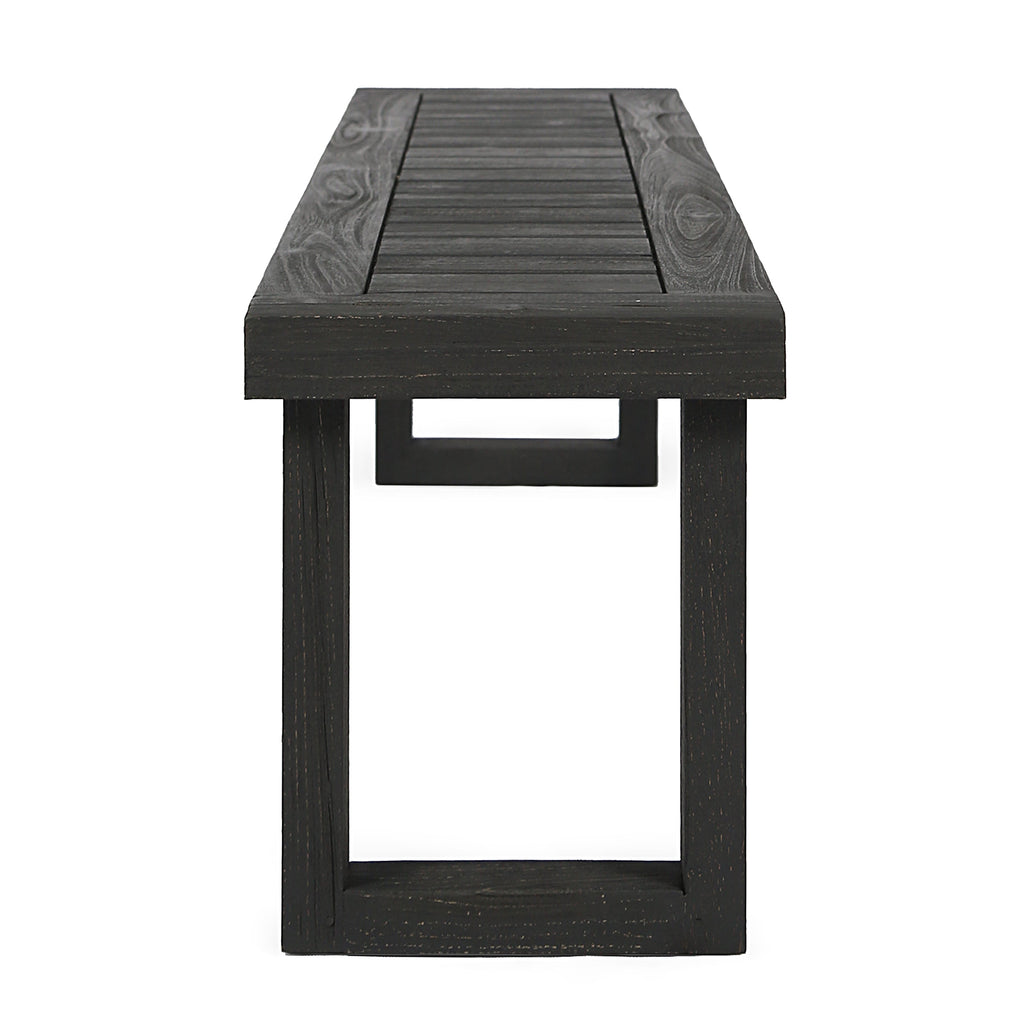 2-Piece Solid Acacia Wood Outdoor Dining Set