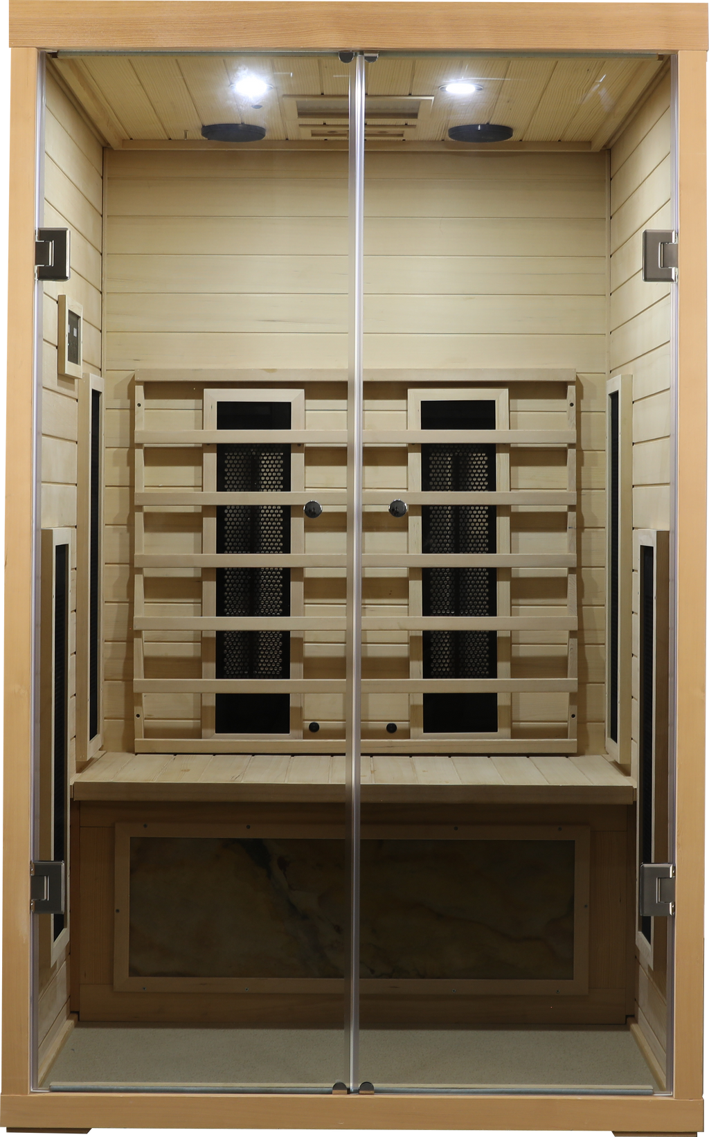 Two Person Indoor Hemlock Sauna – Far Infrared Sauna Room