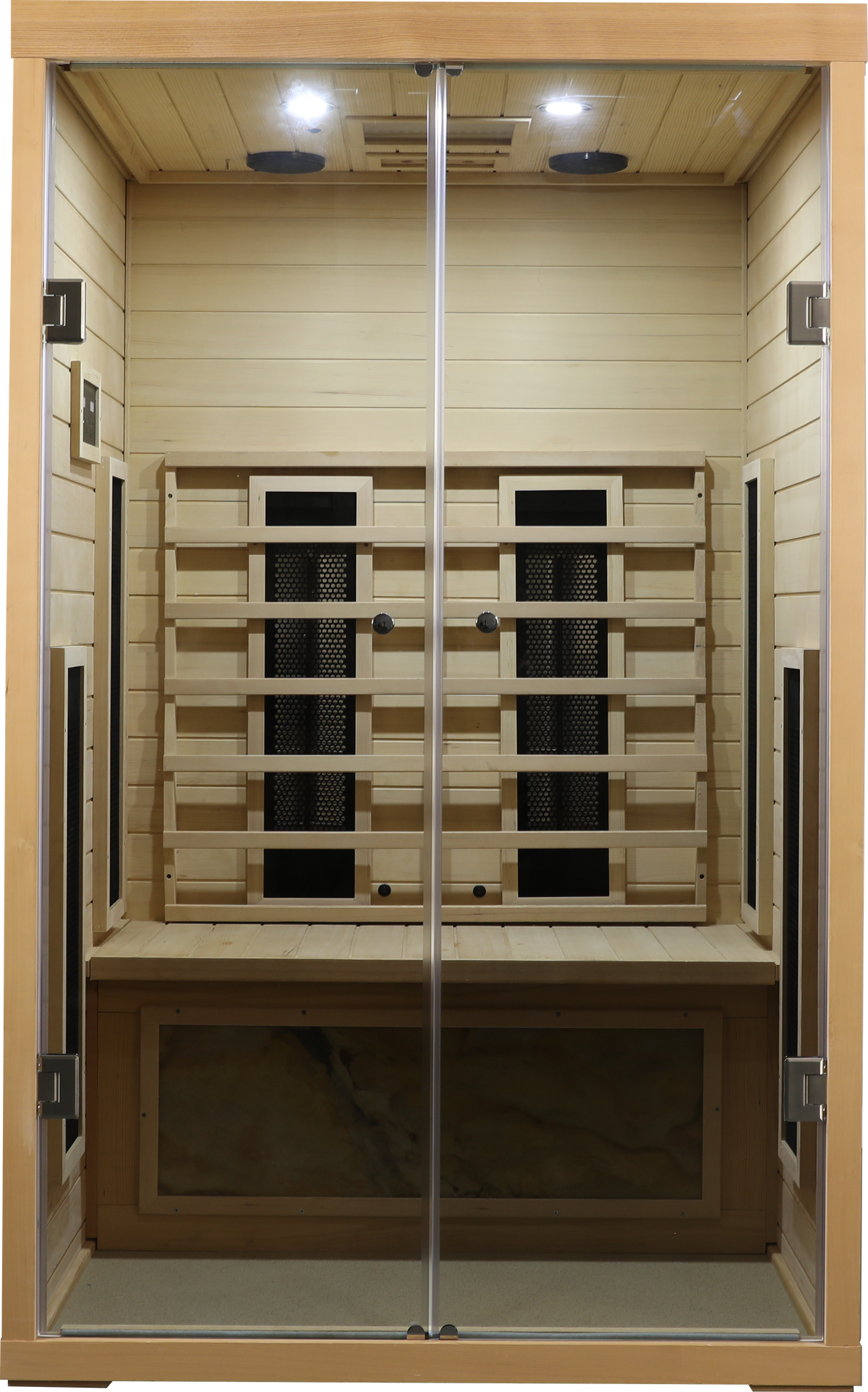 Two Person Hemlock Wood Far-Infrared Sauna Room