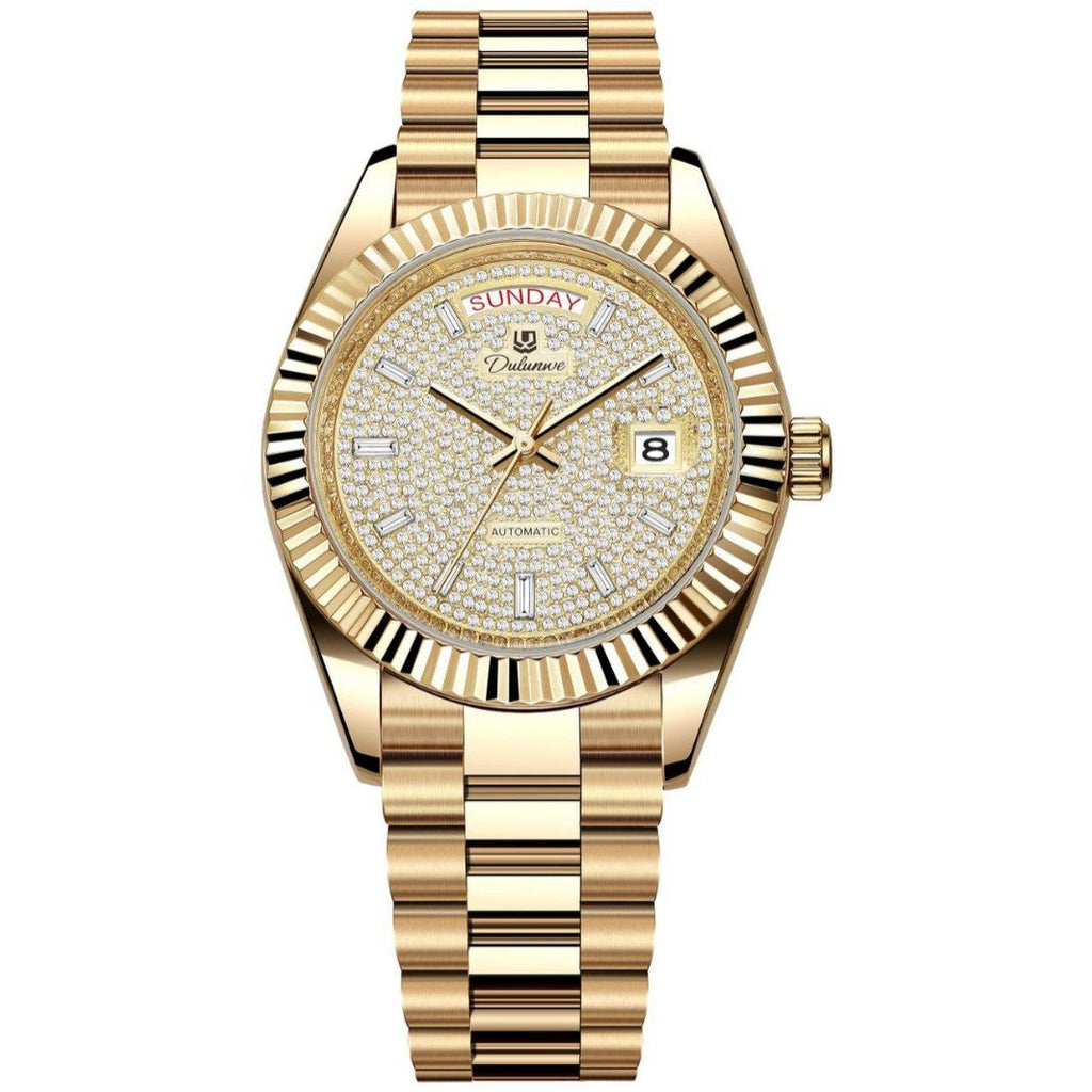 Dual-calendar Automatic Mechanical Mens Watch
