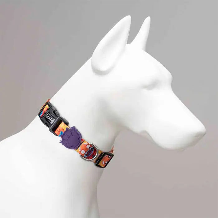 Lindo Ginger Man Dog Collar Stylish Adjustable Large 46-70cm