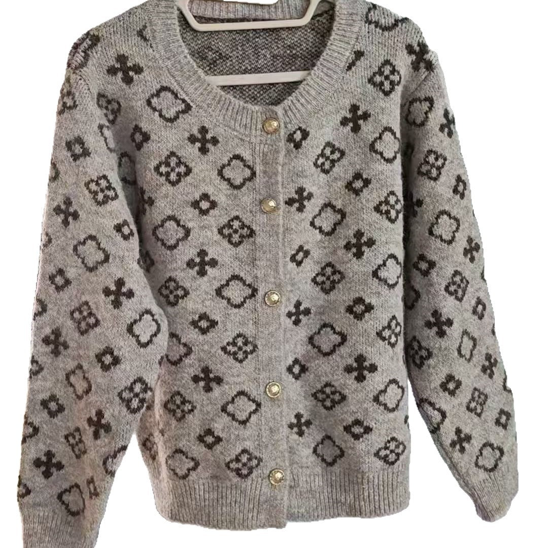 Fallwinter Womens Loose-fit Vintage-style Fashion Sweater