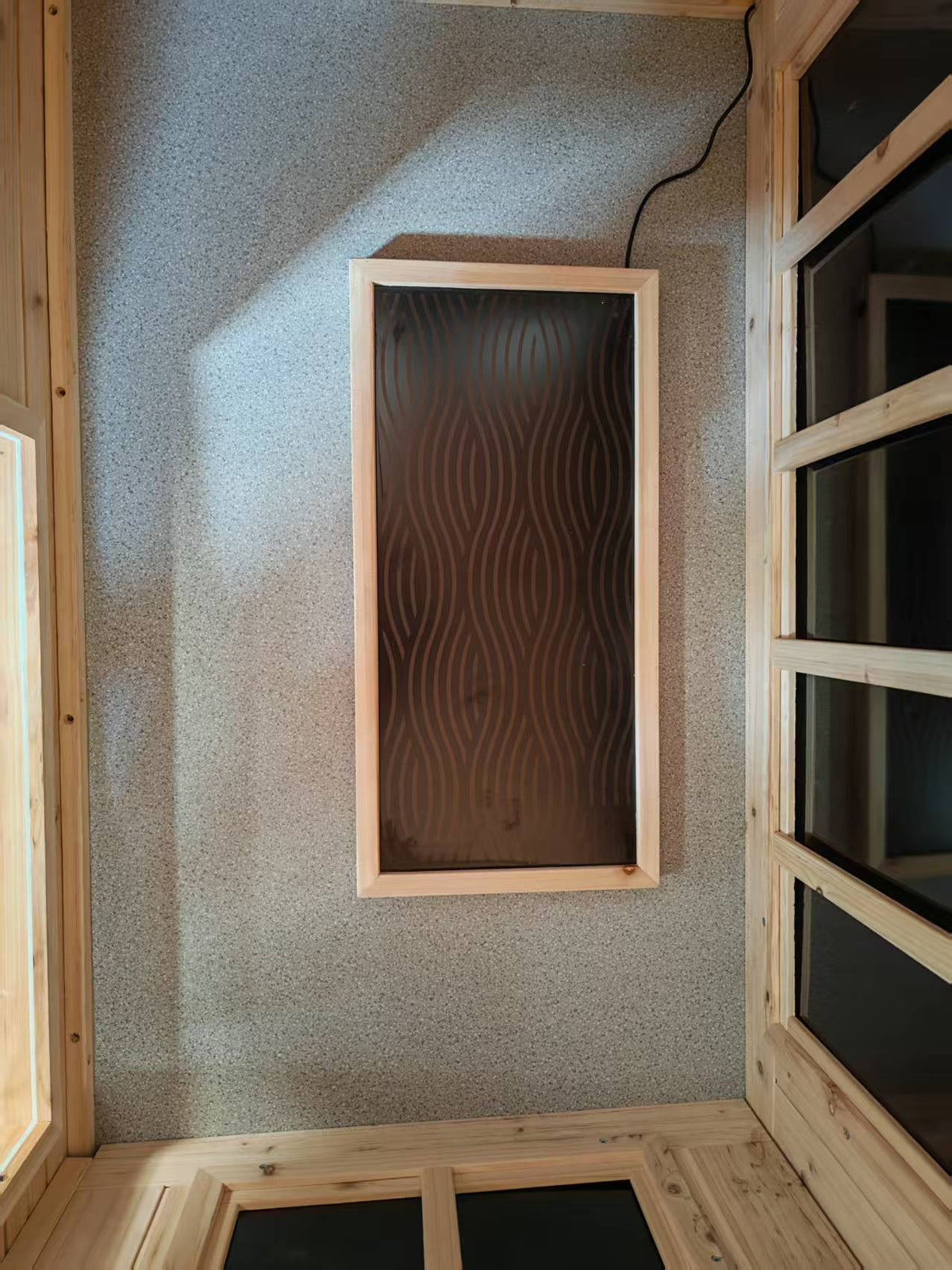 Portable Hemlock Far-Infrared Heater for Sauna Rooms