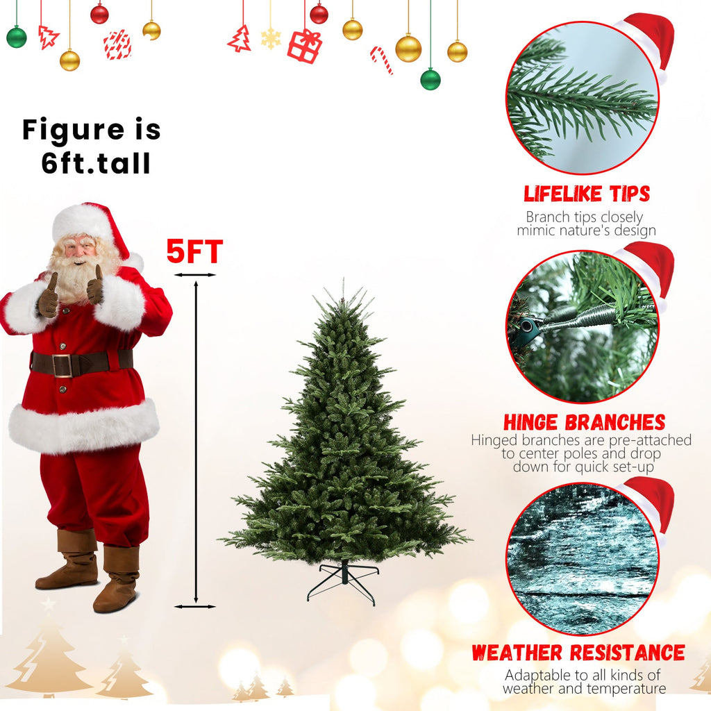 Full-Shaped 4FT Christmas Tree with 714 Tips