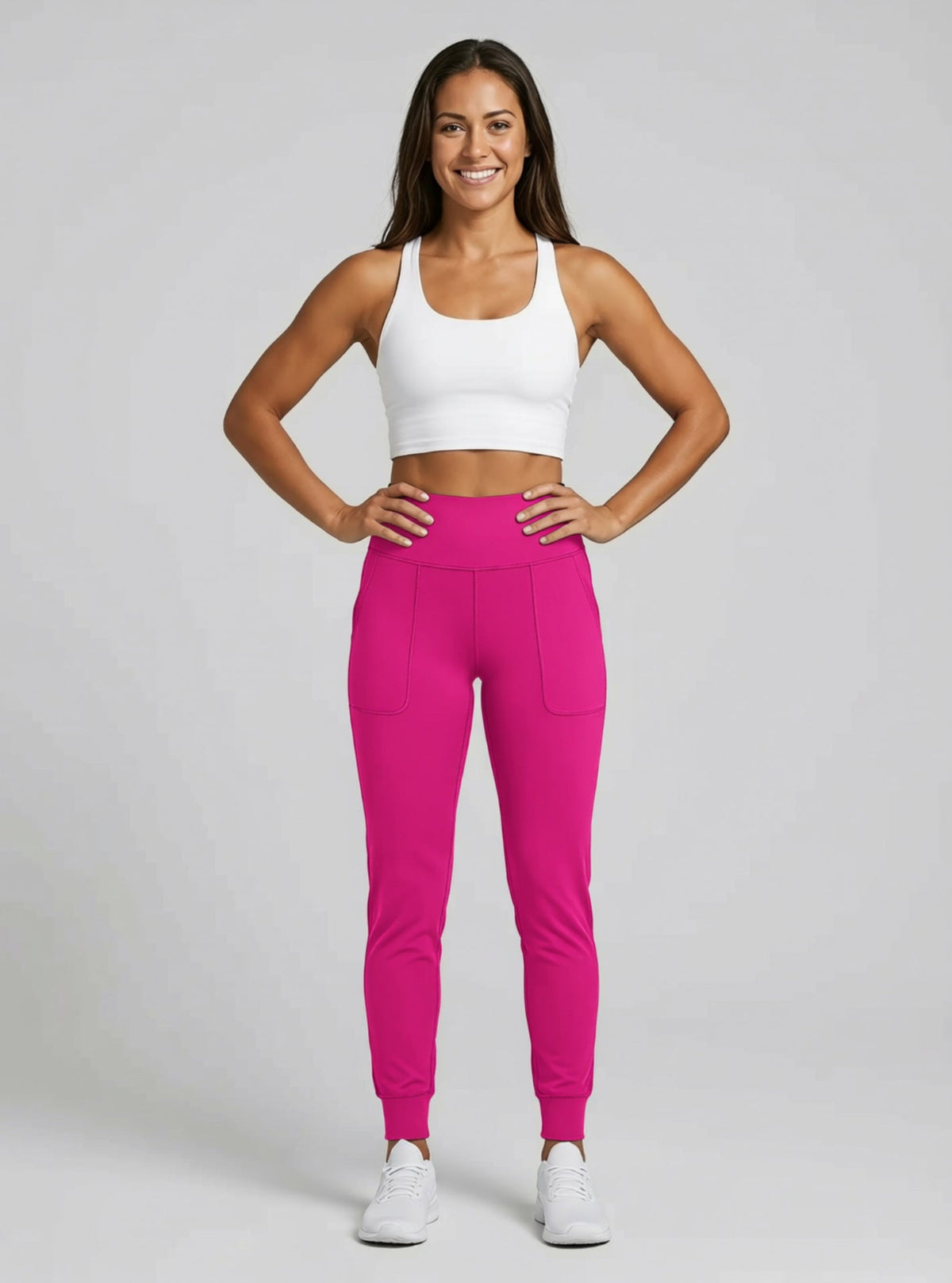 Cross-border Women's Yoga Sweatpants, High-waisted, Wide