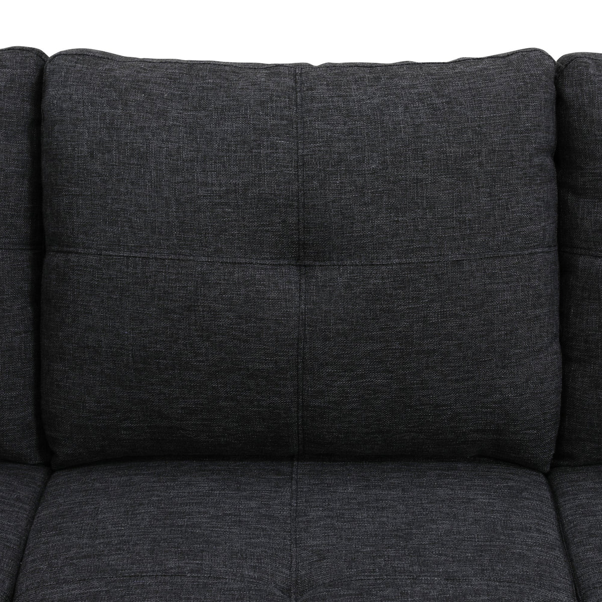 Reversible L-Shaped Sectional Couch with Storage Ottoman