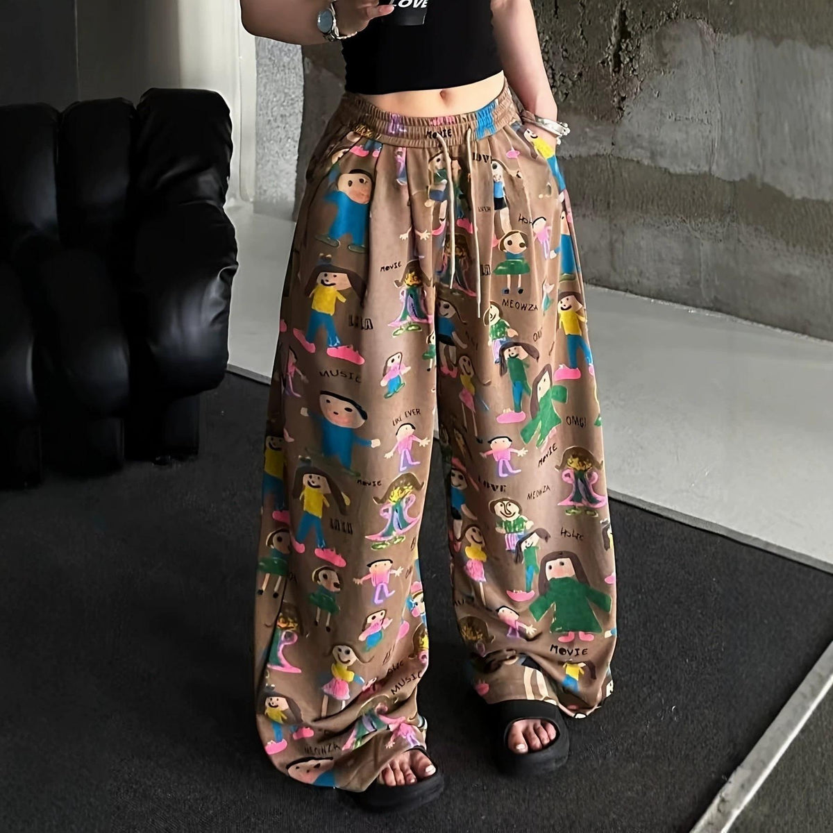 Casua Breathable Loose-fitting Womens Trousers