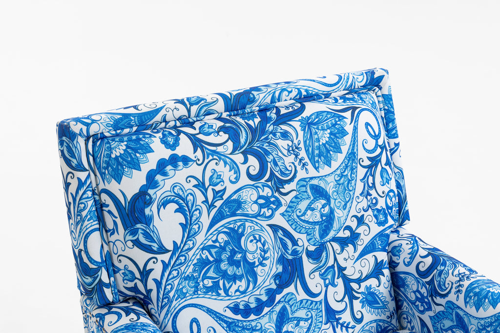 Upholstered Accent Chair, Vintage Armchair