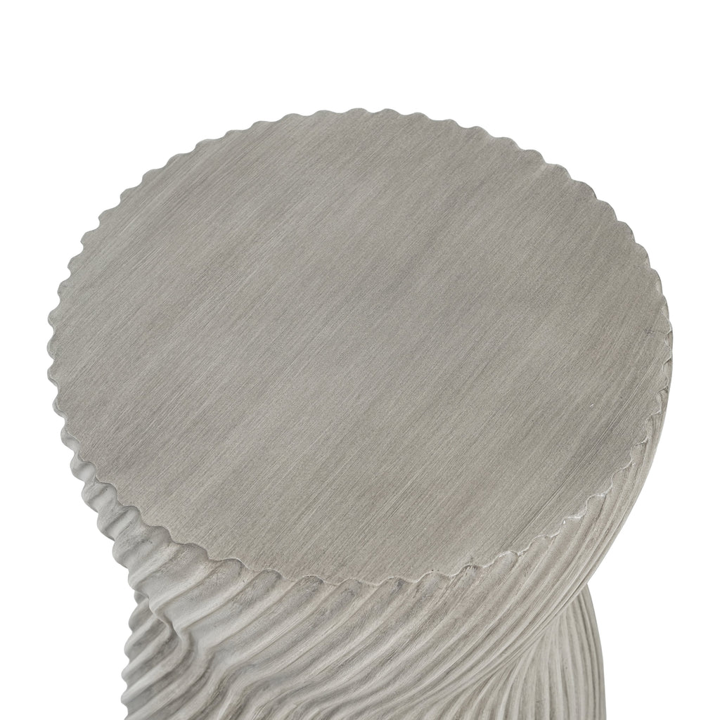 Outdoor MGO Concrete Hourglass Side Table