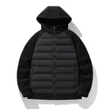 Knitted Patchwork Sports Hooded Jacket For Men And Women