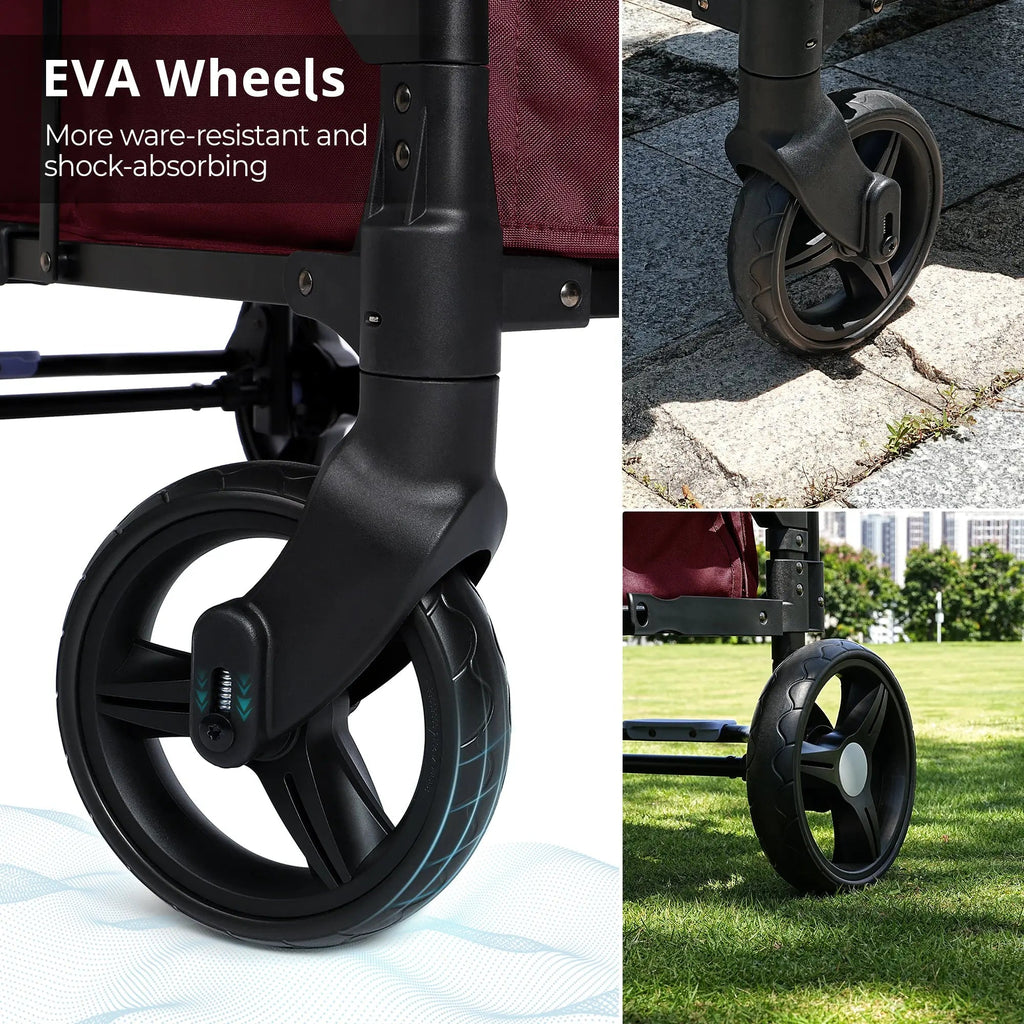 Momfann 2-Seater All-Terrain Stroller Wagon for Kids