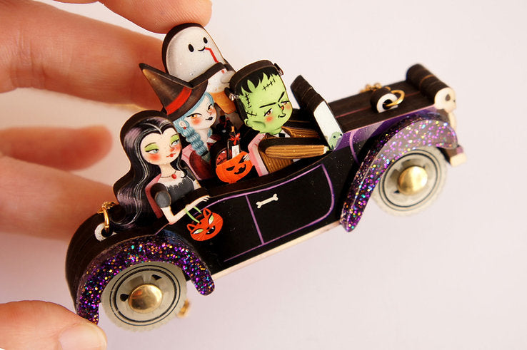 Frankenstein’s Car Brooch by Laliblue | PRE-ORDER SHIPS IN 2-3 WEEKS