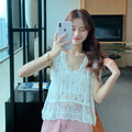 Lace Knitted Small Vest For Women
