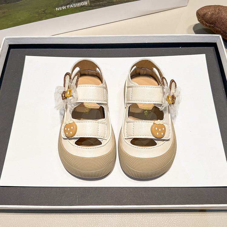 Girl Baby Cute Pendant Sandals Summer New Children's Princess Shoes Baotou Little Girl Soft Soled Shoes