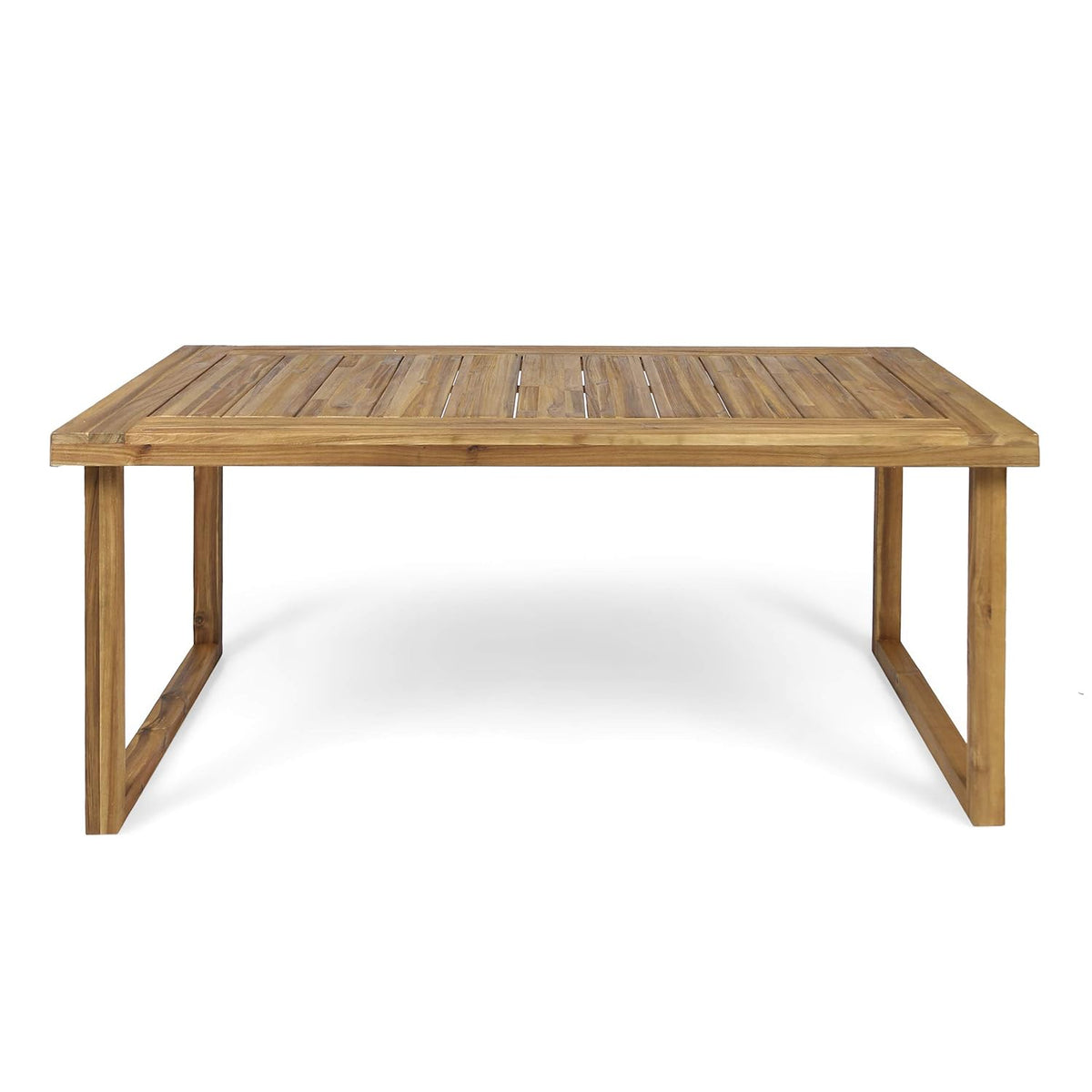 3Pcs Outdoor Acacia Wood Dining Set, Sandblast