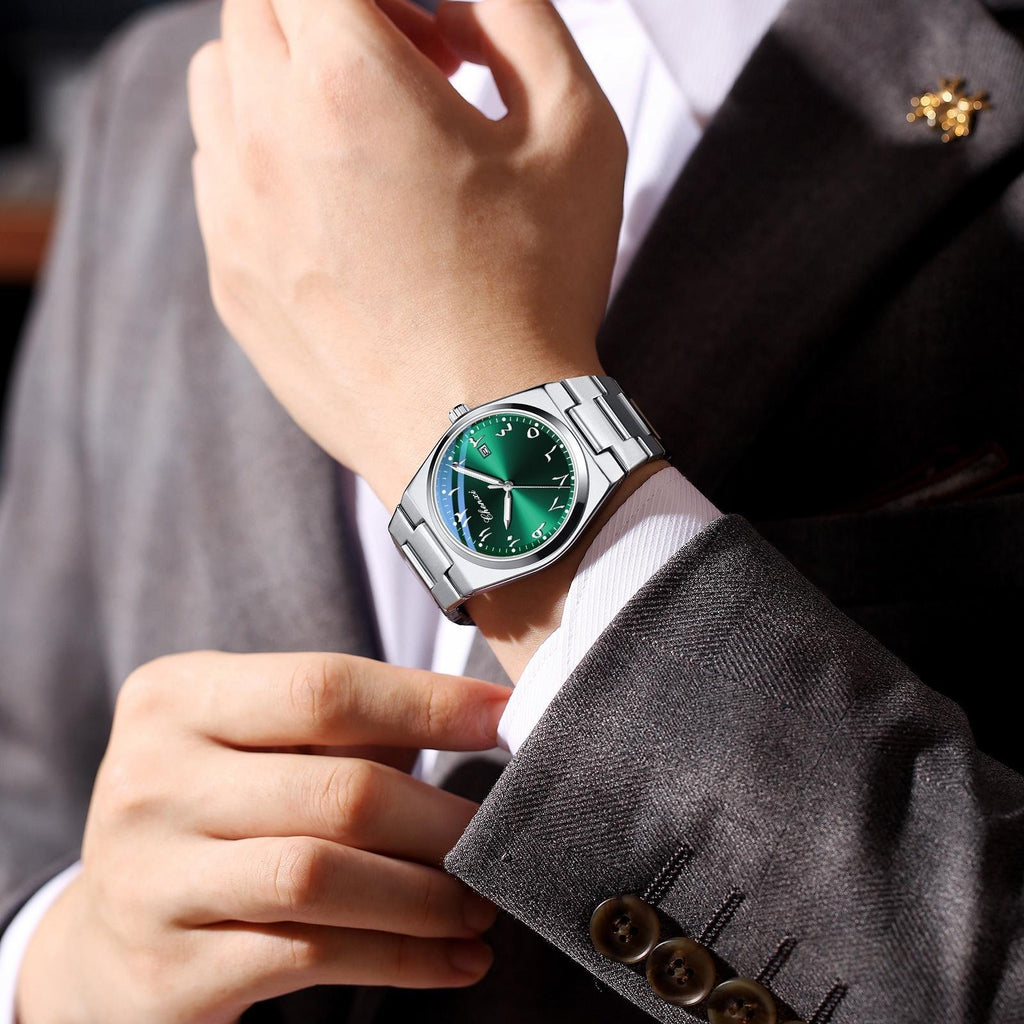 Mens Luminous Waterproof Quartz Watch
