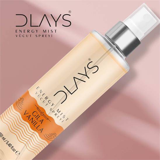 Dlays Gila Vanilla Energy Mist Floral Body Spray 160 ml