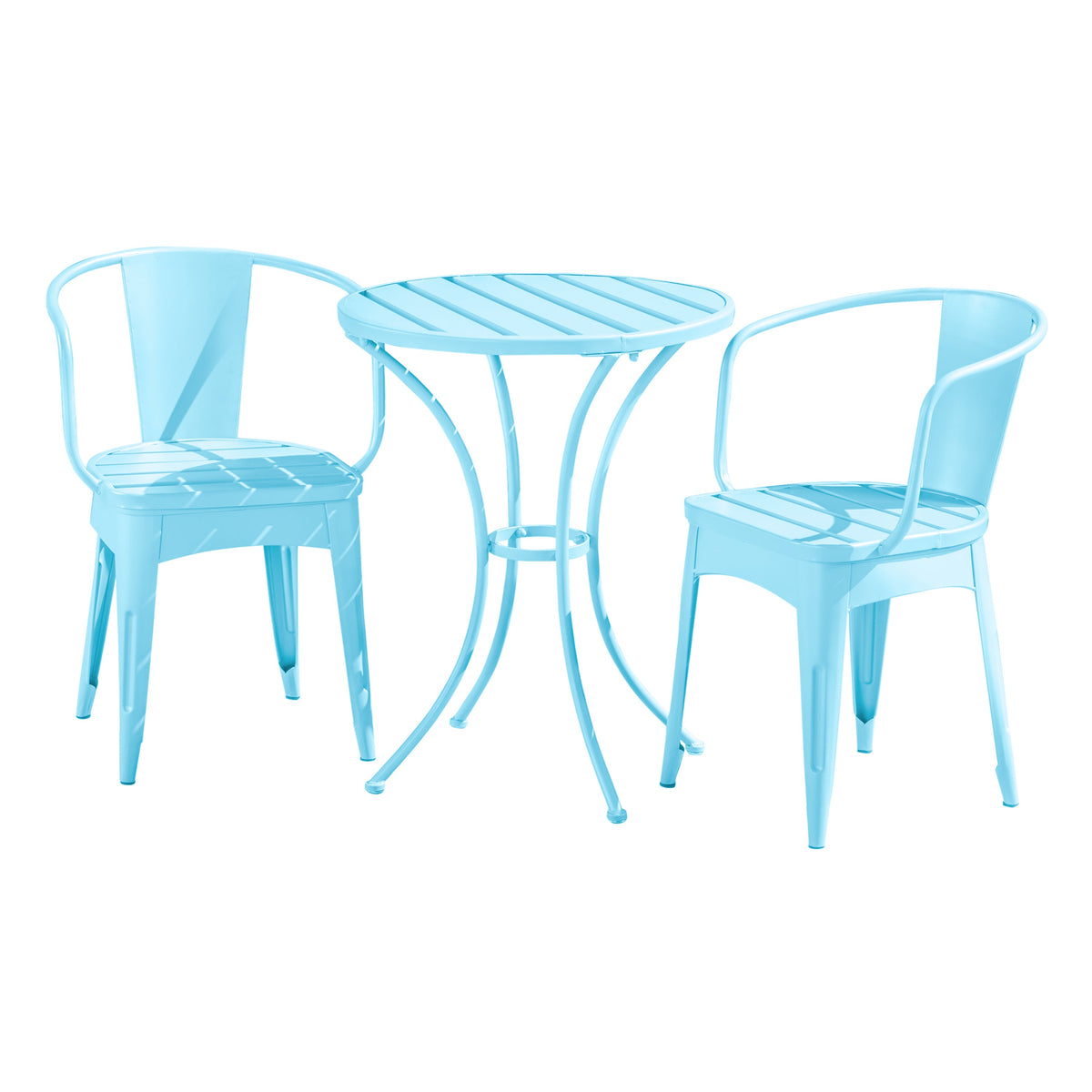Colmar 3 Pc KD Metal Set - Matte