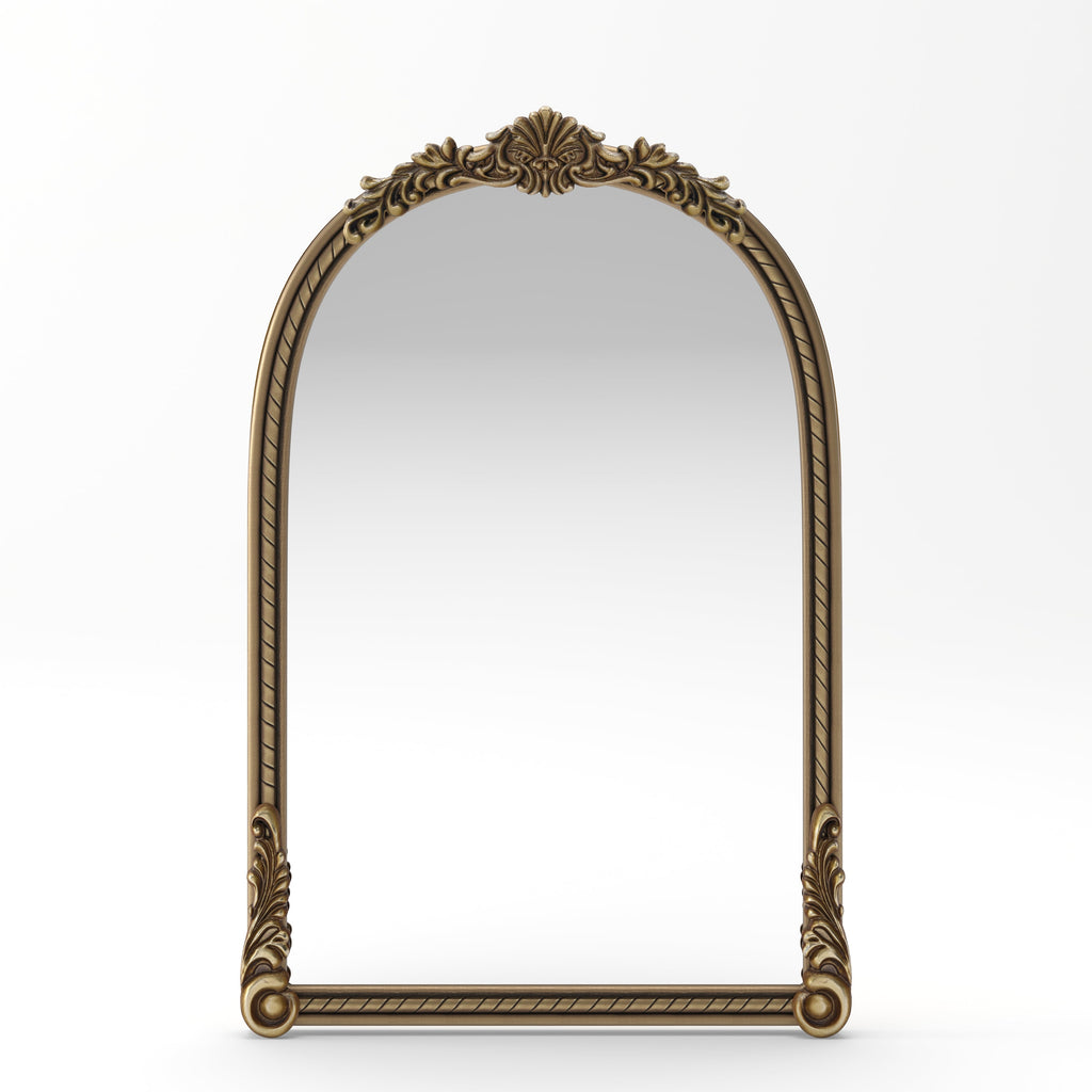 37" Arch Vintage Relief Mirror
