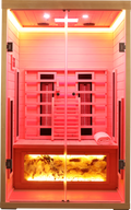 Two Person Indoor Hemlock Sauna – Far Infrared Sauna Room