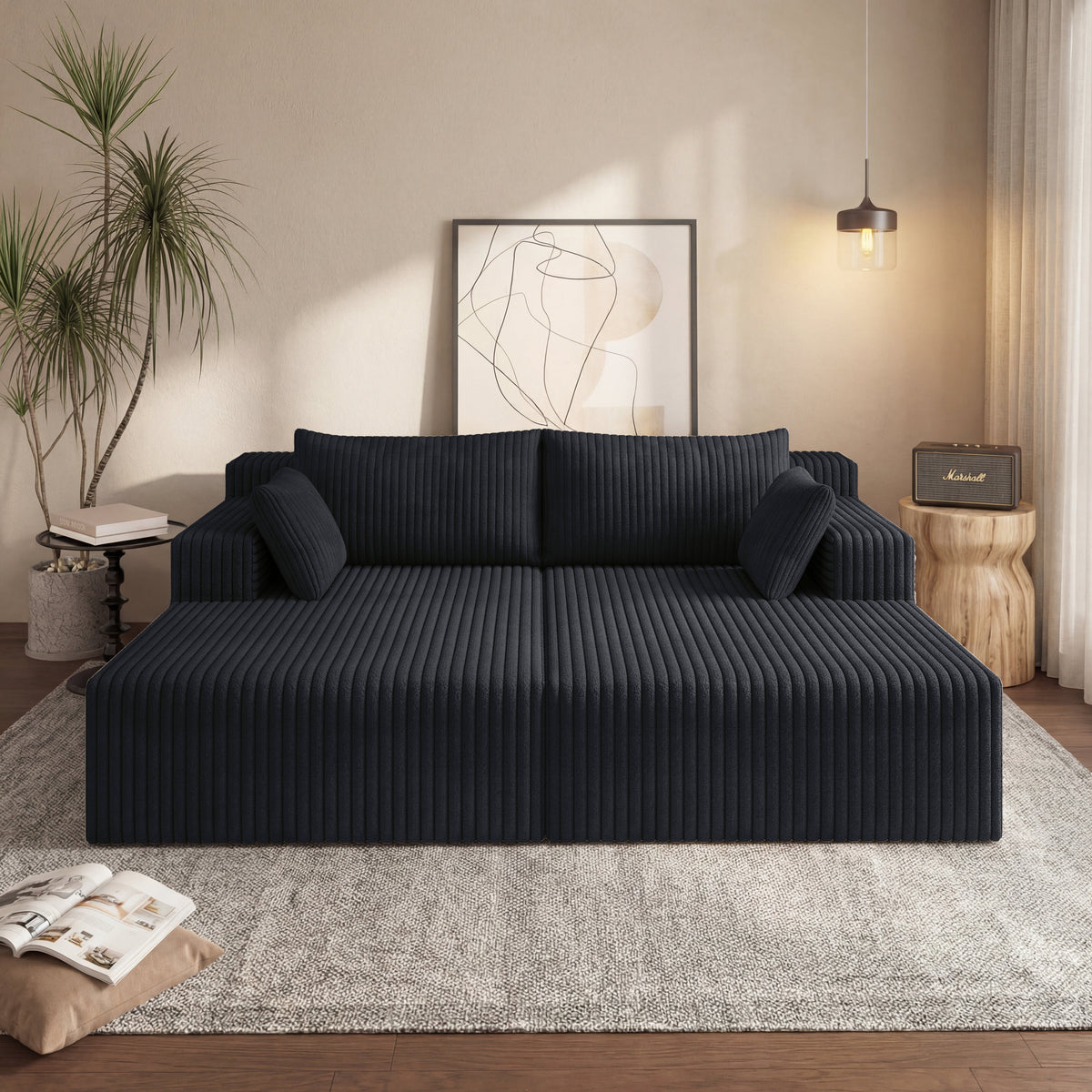 Cloud Sectional Couch with Shape Chaise