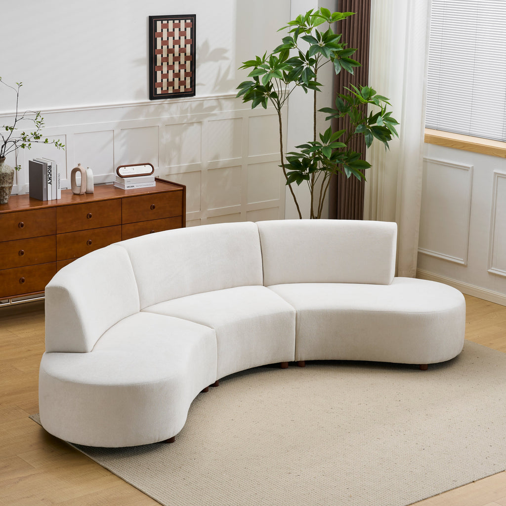 Luno 3-Piece Modern L-Shape Sectional Cloud Couch