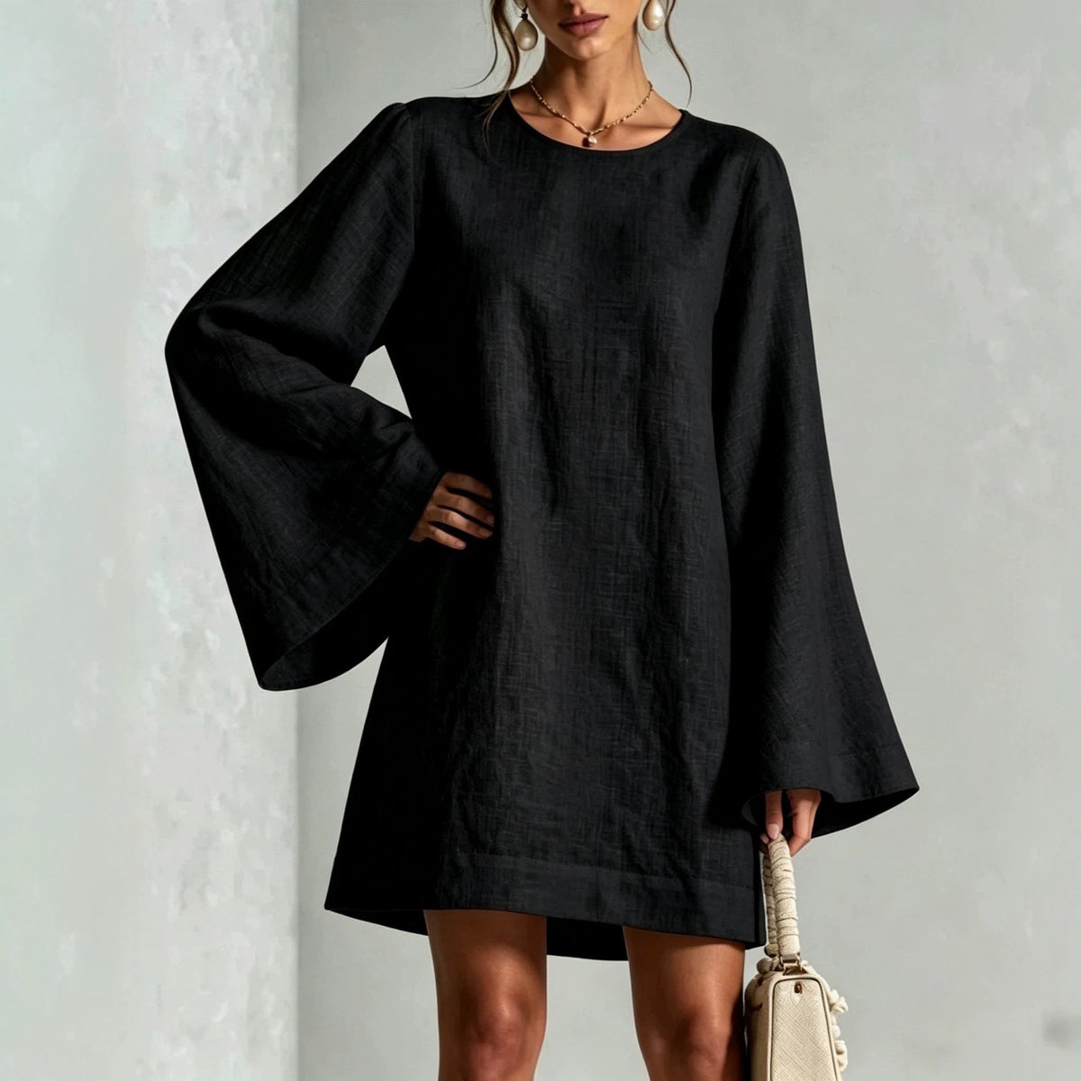 Stylish Casual Round-neck Elegant Dress For Women
