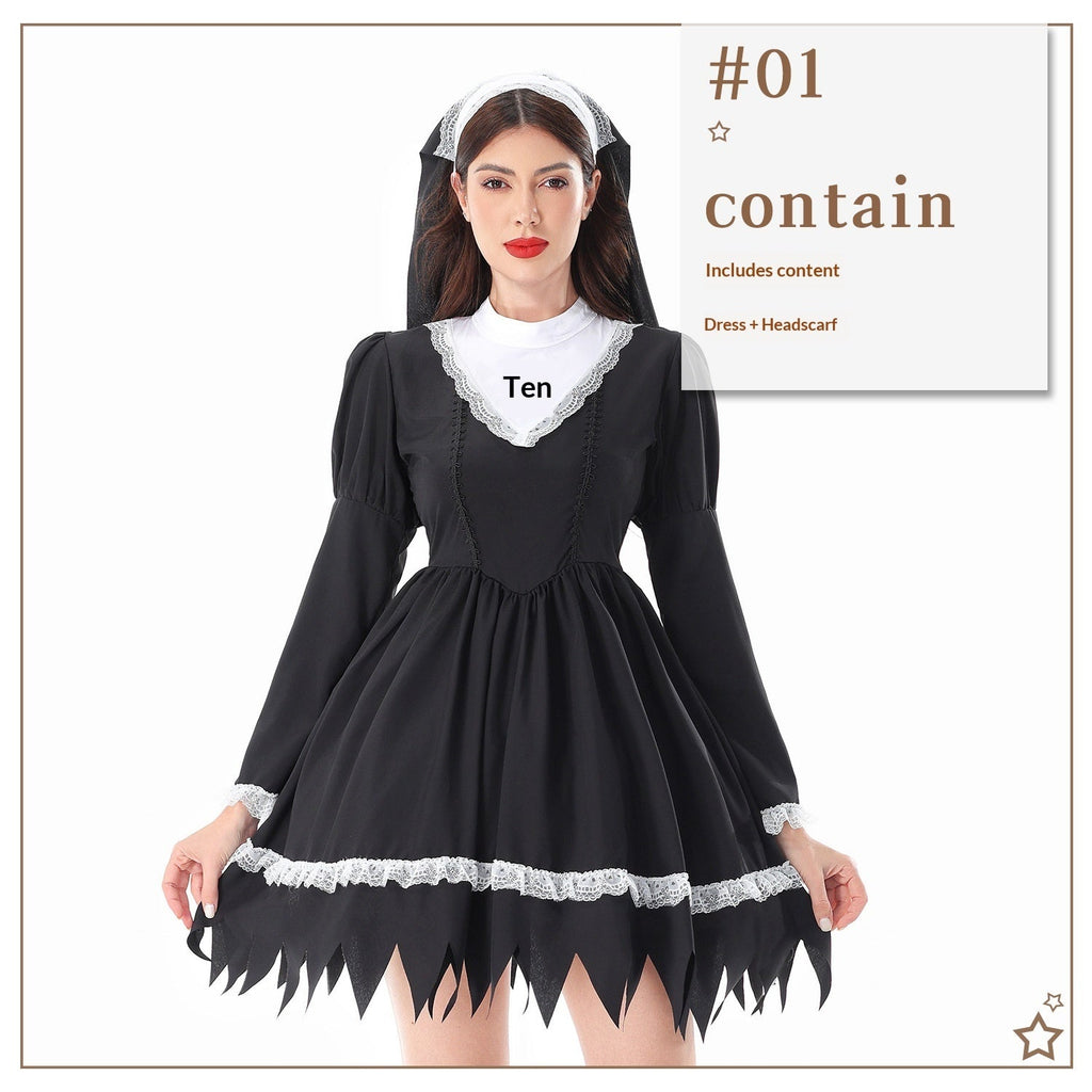 Halloween Vampire Dark Gothic Ghost Dress For Women