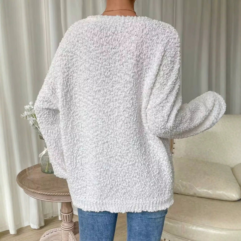 Women's Casual Crew-neck Long-sleeve Top