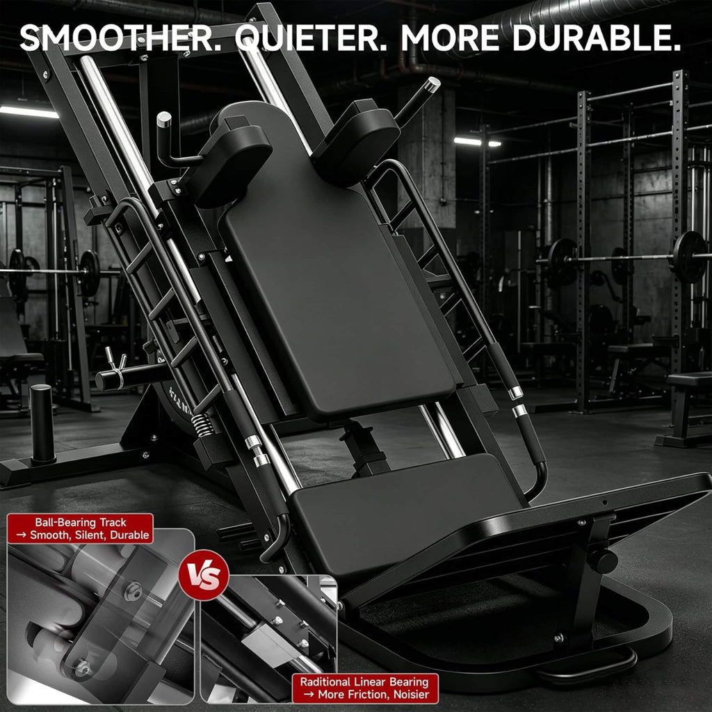 45-Degree Leg Press Hack Squat Machine With Weight Storage (SAK18452)