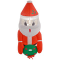 Outsunny 3.4' Christmas Inflatable Hanging Santa Claus