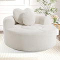Round Sofa Bed with Memory Foam Sectional Couch