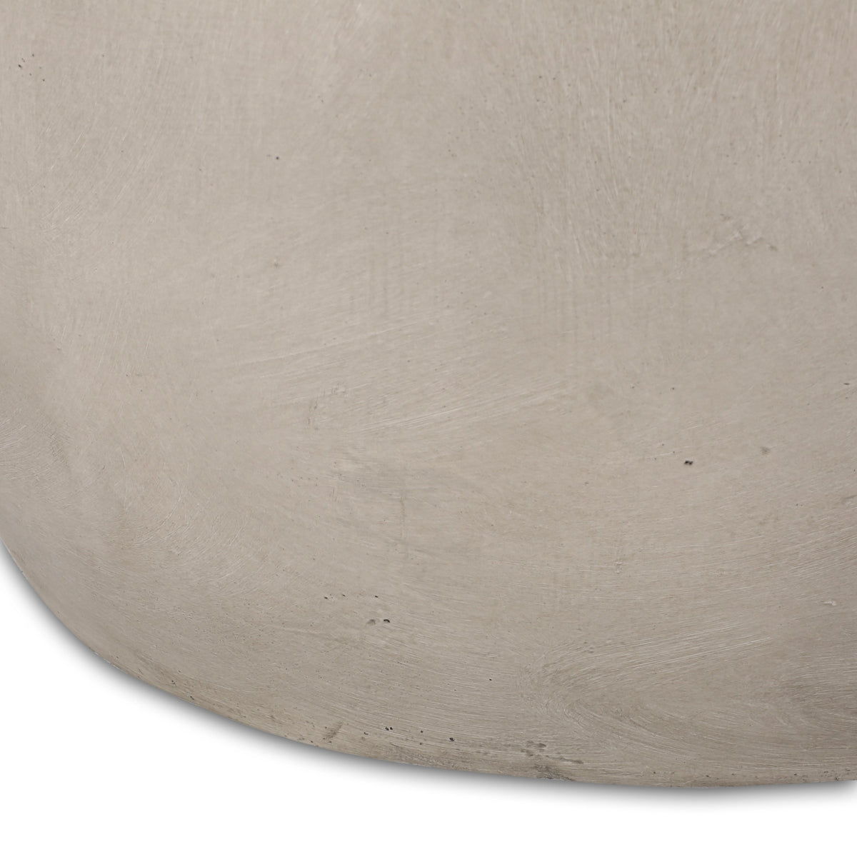 Outdoor Oval Lightweight Concrete Side Table