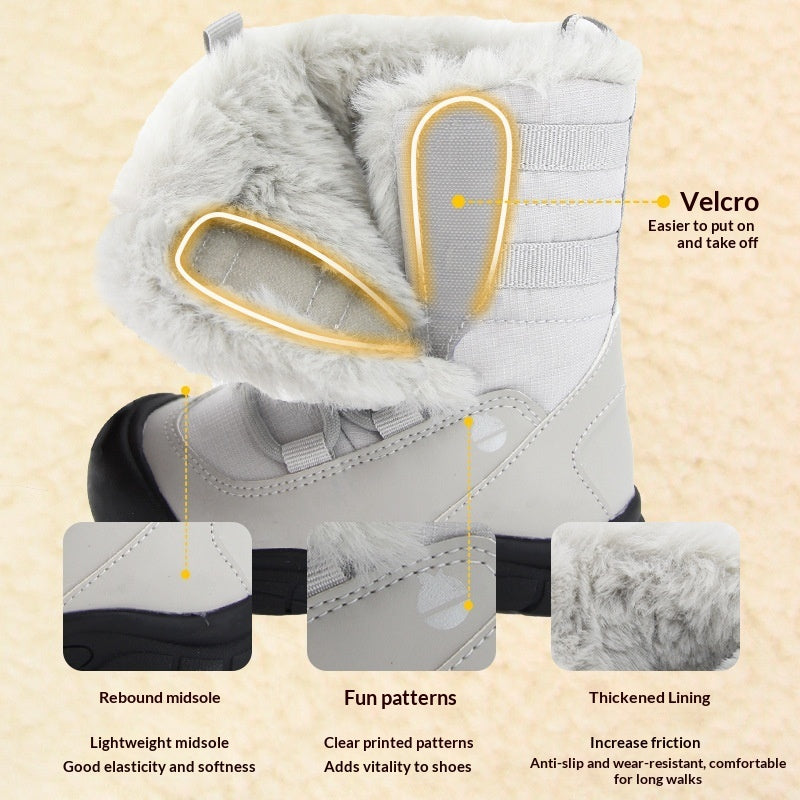 Thickened Snow Boots For Boys And Girls